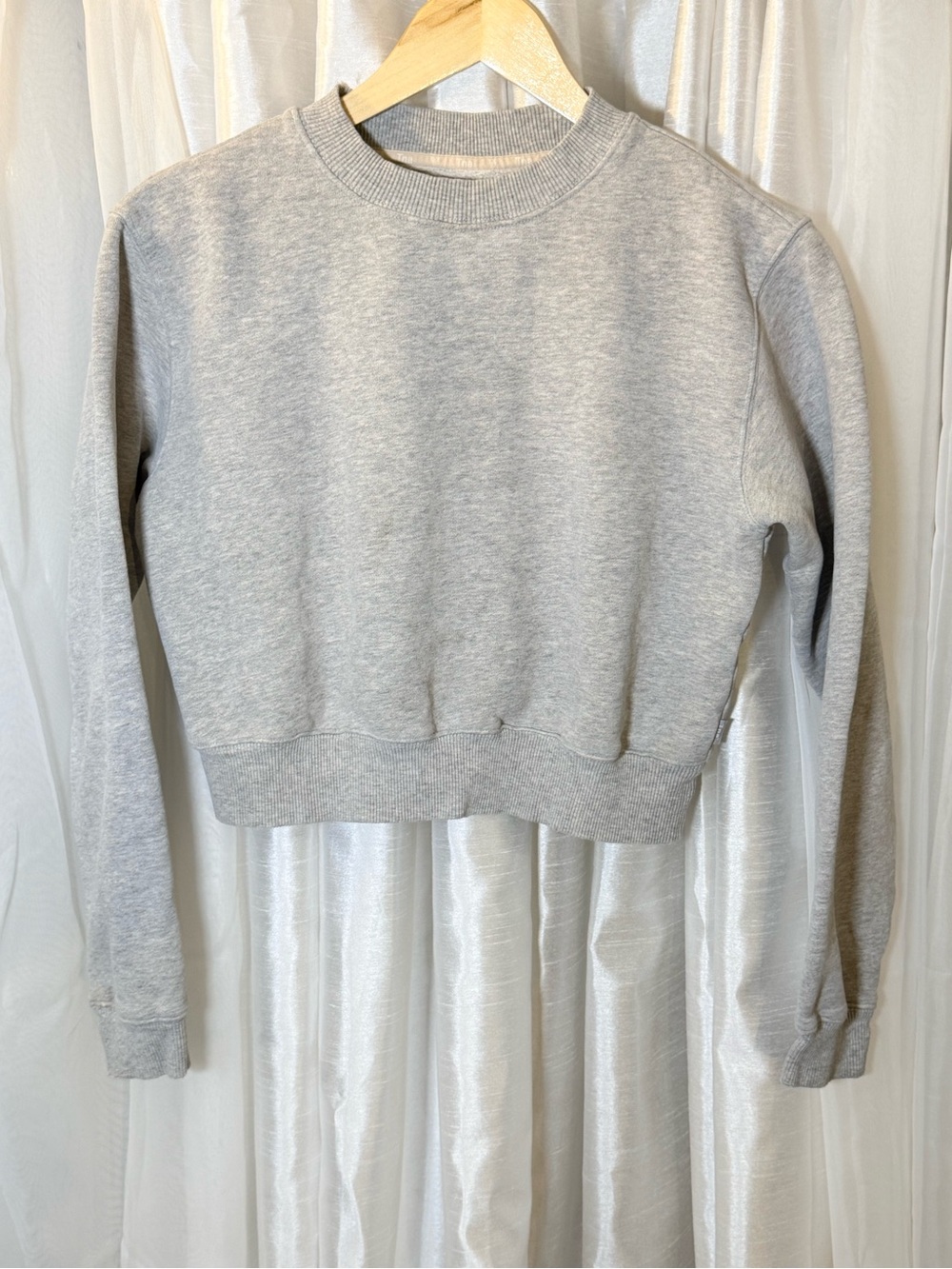 TNA Light Gray Crewneck Sweatshirt